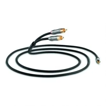 QED Performance J2P Graphit Kabel mit 3,5 mm Stereoklinke auf Cinch, 3,0 mtr.