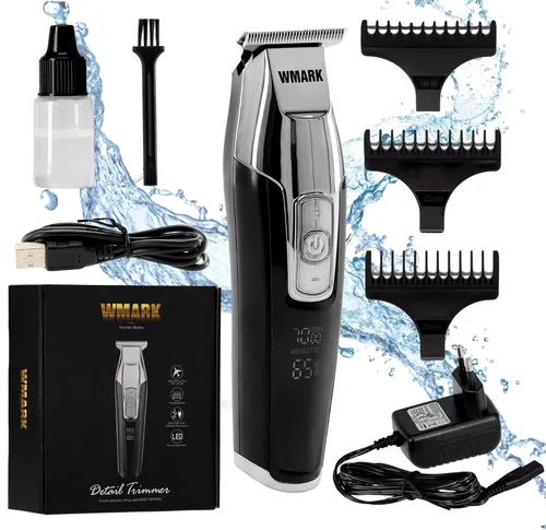 Akku Barttrimmer Haartrimmer elektrische Haarschneidemaschine New Gain LCD