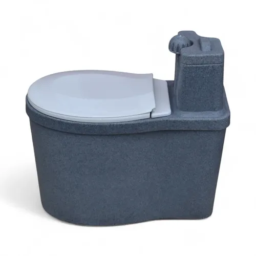 Varile KOMPOSTI Bio-Torf Komposttoilette - Camping-Toilette mit 47L Auffangbehälter und 10L Torfbehälter. Hygienisch und nachhaltig aus 100% recyclebarem Material, ideal für umweltbewusste Camper.