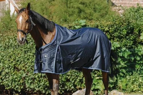 Ekkia Riding World Outdoordecke Weidedecke ECO 600D marineblau 50g , Deckengröße Ekkia:6'6/150cm
