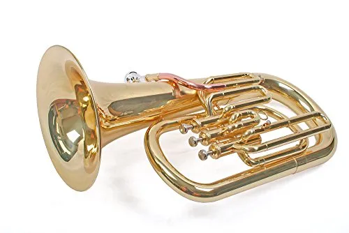 Karl Glaser Bb Euphonium Baritonhorn 3 Pumpventile, Monel, Goldmessing Mundrohr