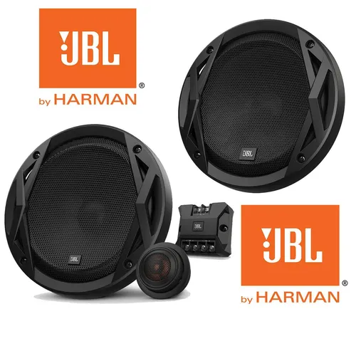 JBL Club 6500C 2-Wege Kompo System Auto Lautsprecher - Car-HiFi-Lautsprecher mit 360 Watt Leistung, ideal für kraftvollen Kickbass und klaren Sound in jedem Fahrzeug.