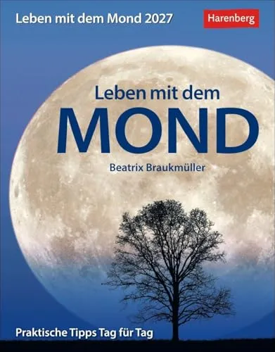 Leben mit dem Mond Tagesabreißkalender 2027 von Harenberg