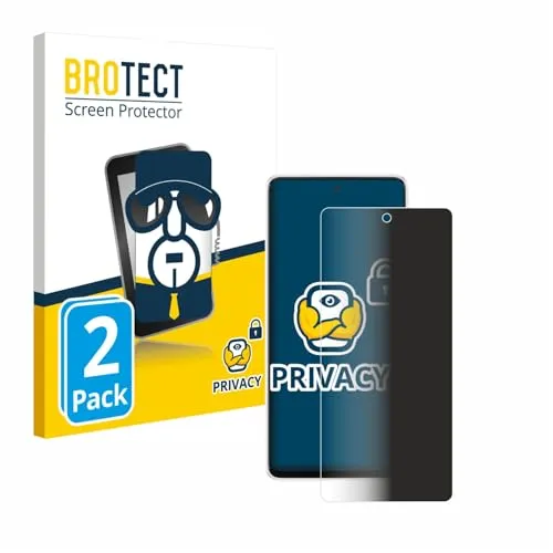 BROTECT 2 Stück Anti-Spy Blickschutzfolie für Samsung Galaxy A53 5G Privacy Screen Protector [Displayschutz-Folie, Sichtschutz, Blaulichtfilter]