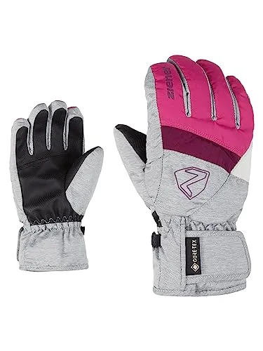 Ziener Mädchen LEIF GTX Junior Ski-Handschuhe in pink von ZIENER