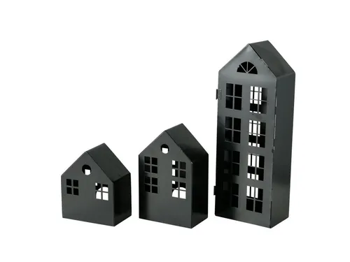 BOLTZE Laterne Janta schwarz 24cm in schwarz von BOLTZE