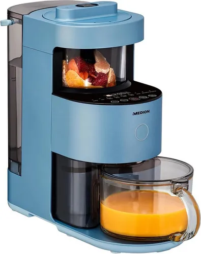 Medion® Standmixer MD19888 – Multifunktionsmixer mit 11 Automatikprogrammen - Vielseitiger Standmixer mit 1200 W Leistung und 11 Automatikprogrammen für eine einfache Zubereitung von Smoothies, Suppen und mehr. Der Glasbehälter ermöglicht eine schonende Zubereitung und bewahrt Nährstoffe.