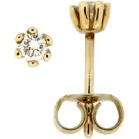 Orolino Ohrringe Gold 585 mit 2 natürlichen Brillanten von Orolino