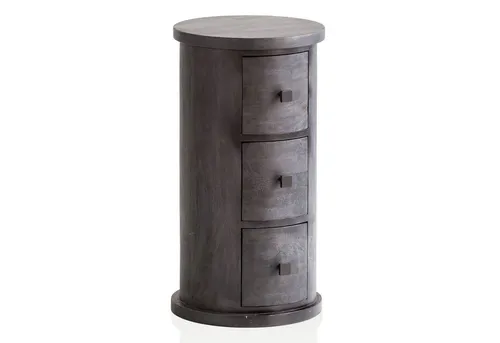 FineBuy Design Sideboard aus Mango Massivholz - Kommode & Sideboard in Schwarz, aus robustem Mango Massivholz, ideal für stilvollen Stauraum in jedem Raum. Kein Aufbau nötig, sofort einsatzbereit!