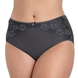 Miss Mary Jacquard and Lace Panty Dunkelgrau 52 Damen in silber von Miss Mary of Sweden