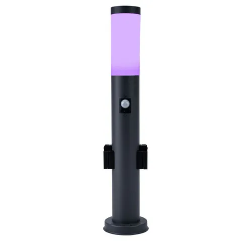 Stehlampe Smart Außenleuchte mit Bewegungsmelder