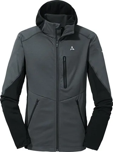 Schöffel Herren Fleece Hoody Lodron M - Schöffel Outdoorbekleidung: Atmungsaktiver Fleece Pullover mit Body-Mapping Technologie für optimale Bewegungsfreiheit und Körperklima, ideal für sportliche Aktivitäten.