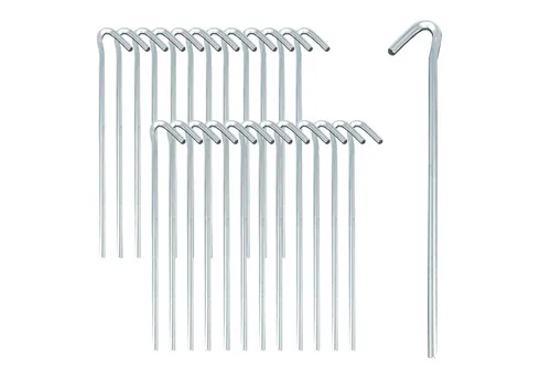 ToCi Zelthering Zelthering Camping Heringe 23cm Felsnagel Zelt 4mm Stahl Verzinkt, (24-St)
