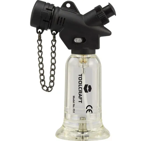 TOOLCRAFT Lötkolben TOOLCRAFT 1553648 Gasbrenner 1300 °C inkl. Piezozünder 1 St.