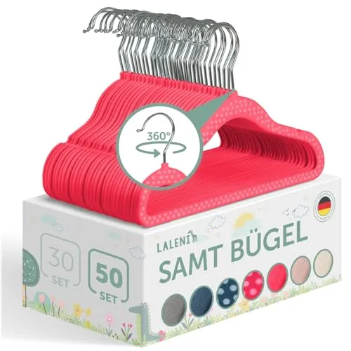 Laleni 50er Set Kleiderbügel für Kinder von Laleni