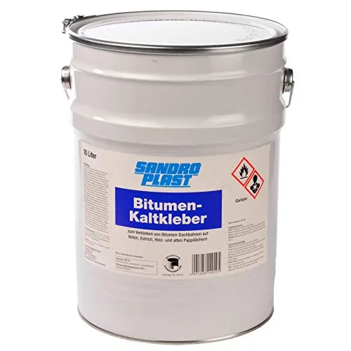 SANDROPLAST Bitumen Kaltklebemasse 10 Liter