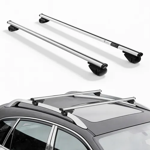 VEVOR Dachgepäckträger für PKW SUV – 75 kg Traglast, 135 cm Aluminium Querträger