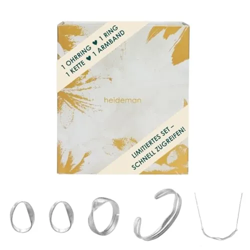 Heideman Damen Schmuck Adventskalender Fineline 4er Box - Entdecke die Vorfreude auf Weihnachten mit 4 einzigartigen Schmuckstücken in einer stilvollen Adventsbox. Ideal als Geschenk oder für dich selbst – für jeden Stil das passende Schmuckstück!