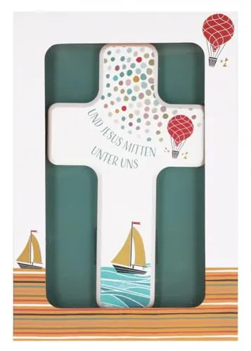 Und Jesus mitten unter uns: Kinderholzkreuz