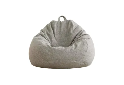 AD.CON Sitzsack Hellgrau - Sitzsäcke, bequemer Relax-Sessel mit abnehmbarem Bezug, ideal für Wohnzimmer und gemütliche Ecken.