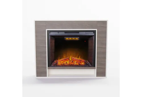 GARLIVO Elektrokamin Venezia mit täuschend echter Flamme - Eleganter Elektrokamin für stimmungsvolle Abende. Mit integriertem Knistereffekt und energiesparender LED-Technik für individuelle Flammenbilder. Einfache Montage und keine Genehmigung erforderlich.