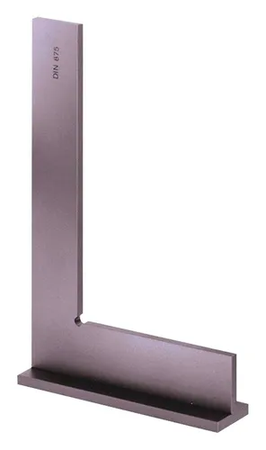 Fortis Werkstattwinkel mit Anschlag 150 x 100 mm Generation 1 - Präziser Werkstattwinkel für exakte Messungen, ideal für Handwerk und DIY-Projekte.