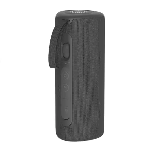 KODAK Tragbarer Bluetooth-Lautsprecher PWS-2246 – IPX5 wasserdicht, Immersiver Sound, Bluetooth V5.0, TWS, Touch-Bedienelemente, Akkulaufzeit 10 h, Typ-C – Schwarz