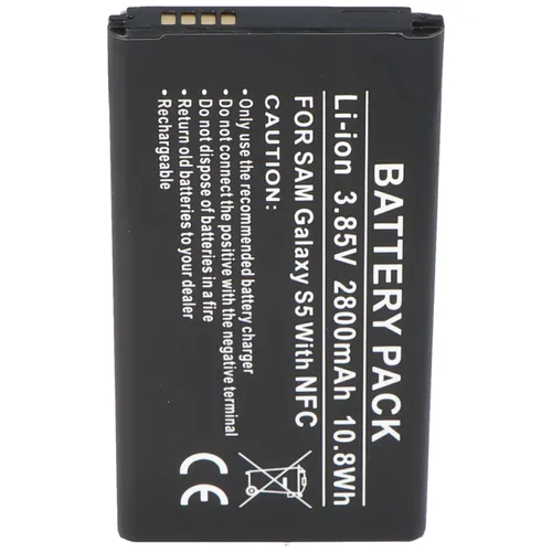 Produktbild Samsung Galaxy S5 Akku als Nachbauaku von AccuCell mit 2800mAh mit NFC