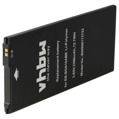 vhbw Akku kompatibel mit Samsung SM-J415GN, SM-J415G/DS, SM-J415G, SM-J415FN, SM-J415F/DS Handy Smartphone Telefon (3300 mAh, 3,85 V, Li-Polymer)
