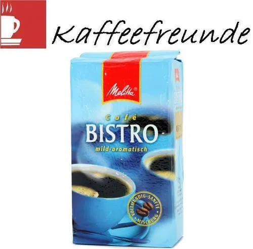 Melitta Café Bistro Mild Kaffee Gemahlen 500 Gr