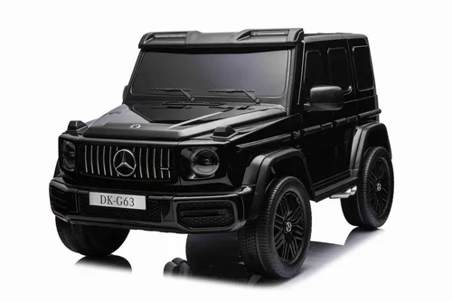 Mercedes Benz G63 XL G-Klasse AMG Kinder Elektroauto - Kraftvolles Elektroauto für 2 Kinder mit 12V 14Ah Akku und 4x 35W Motoren. Komfortabel mit Ledersitz, EVA-Reifen und Bluetooth – für unvergessliche Fahrmomente!