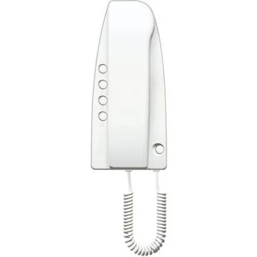 BTICINO Universelle Audio-Hausstation - Für analoge Sprechanlagen, mit Türöffnertaste und individuell einstellbarem Ruflautstärkeschalter in Weiß