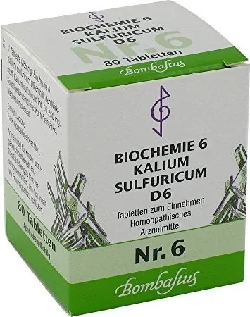 BIOCHEMIE 6 Kalium sulfuricum D 6 Tabletten 80 St