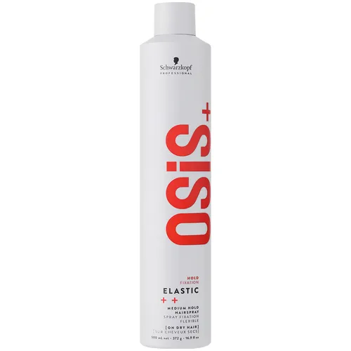 Schwarzkopf OSIS Elastic - Elastik-Fixierspray 500ml gibt einen sanften Halt
