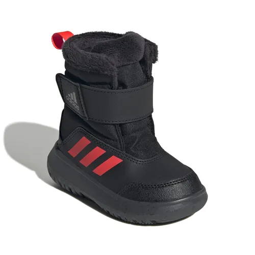 adidas Winterplay I Winterstiefel für Kleinkinder - Wanderschuhe mit Kunstfell-Schaft, ideal für kalte Tage, leicht an- und auszuziehen dank Zugschlaufe, EVA-Dämpfung für hohen Tragekomfort und mindestens 20% recycelte Materialien.