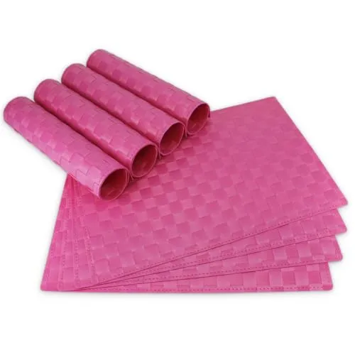 Moderne Tischsets in Pink im 8er Set in pink von matches21 HOME & HOBBY