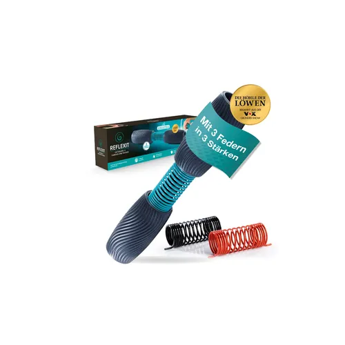 Reflexit Handgelenk- & Unterarmtrainer, anpassbare Trainingsintensität mit 3 Federn