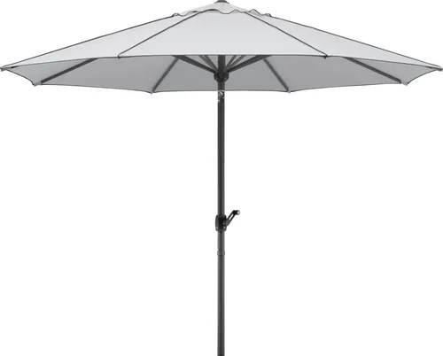 Schneider Sonnenschirm Adria silbergrau, Ø 300 cm – UV-Schutz - Robuster Schneider Sonnenschirm Adria silbergrau mit einem Durchmesser von ca. 300 cm. Ideal für den Außenbereich, bietet er effektiven Schutz vor Sonne und ist einfach zu handhaben.