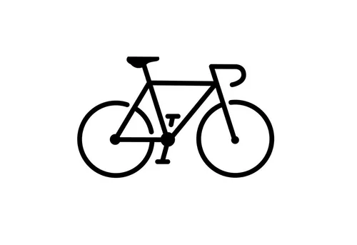 Produktbild Inkster Schmuck-Tattoo Einfaches Fahrrad Tattoo, Vegane & EU-Kosmetikzertifizierte Farbe, wasserfestes temporäres Tattoo, 2 Wochen Halt