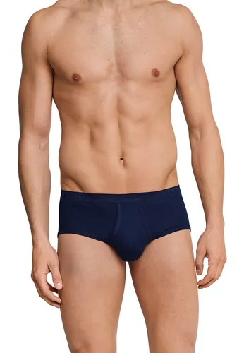 Schiesser Sportslip Original Feinripp mit Eingriff navyblau Herren