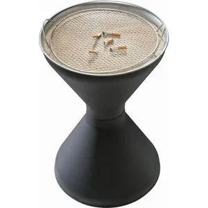 APS Diabolo Standascher, 00574, schwarz - Hochwertiger Standascher aus Kunststoff, ideal für Innen- und Außenbereiche. Inklusive Sandbefüllung und vielseitig als Blumentopf nutzbar.