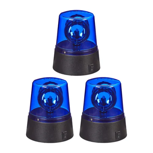 Led blaulicht Party Blitzlicht Signalleuchte kabellos batteriebetrieben 200 g