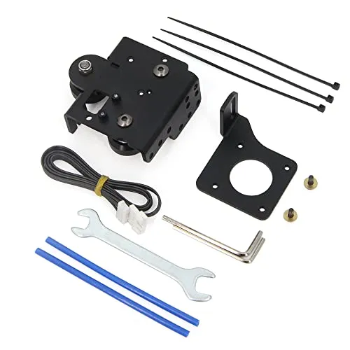Zeberoxyz Upgrade Direct Drive Support Aluminiumlegierungsplatte mit 3 Riemenscheiben,Kompatibel mit Dual/Einzelextruder/Titan/BMG Extruder für Ender 3 V2/Pro CR10 (Direktplatte)