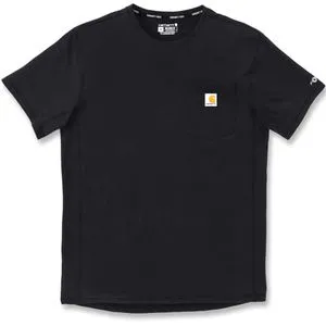 Carhartt Force Pocket S/S T-Shirt - Schwarz - Gr. L - Hochwertiges T-Shirt aus 59% Baumwolle und 41% Polyester, ideal für Freizeitaktivitäten. Entdecke die Strapazierfähigkeit und den Komfort von Carhartt!