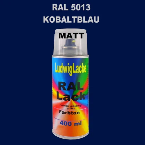 Ral Spraydose MATT  5013 Kobaltblau 400ml  Sprühlack zum Hammerpreis