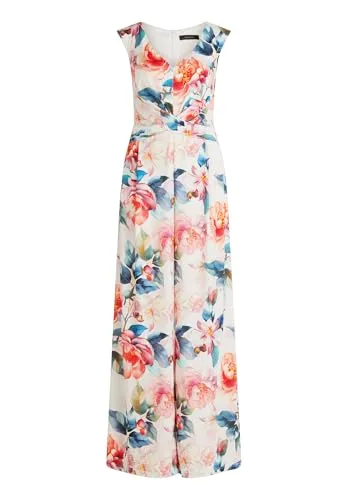 Produktbild Vera Mont Damen Jumpsuit mit Raffung 36, Rosé/Red