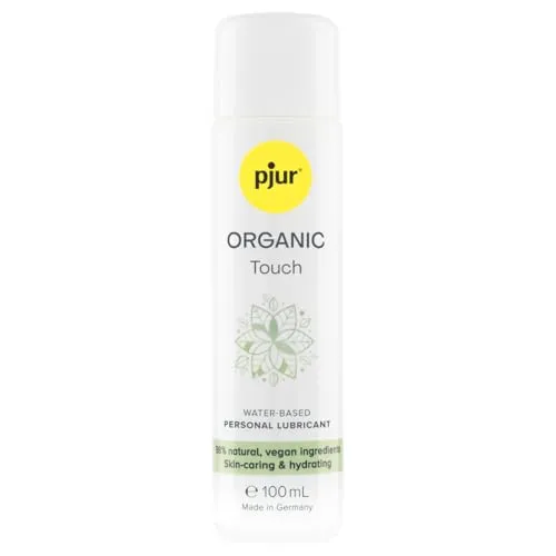 pjur ORGANIC Touch (100ml) – Gleitgel wasserbasiert – Kondom geeignet – Feuchtigkeitsspendend, vegan & hautpflegend