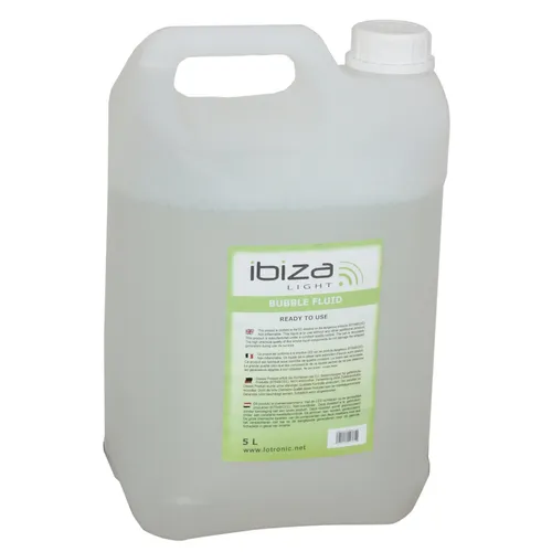IBIZA BUBBLE5L Seifenblasen Fluid 5L PARTY DISCO CLUB FESTIVAL MUSIK DJ EFFEKT