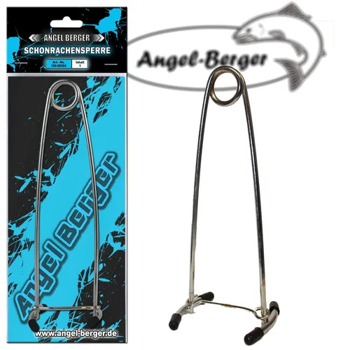 Angel Berger Schonrachensperre Rachensperre Maulsperre Hecht Hakenlöser Angel