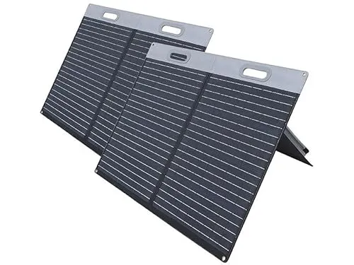 revolt Solarpanels Tasche: 2er-Set Falt-Solarpanele, 2 monokristalline Zellen, USB-C, ETFE, 100 W (Solarzelle klappbar, Faltbares Sonnenpanel)